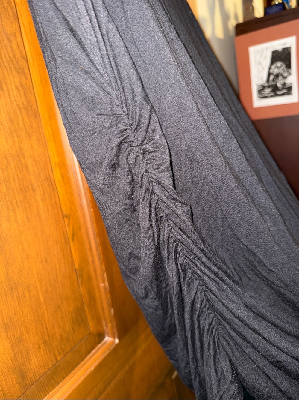 Women’s Black Short-Sleeve Scoop Neck Top - Picture 3 of 7